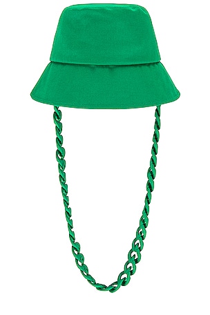 Eugenia Kim Yuki Bucket Hat in Kelly Green | REVOLVE display picture 2