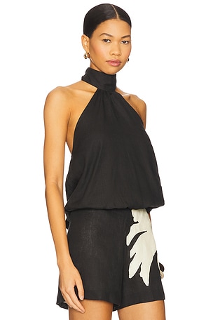 Eugenia Fernandez Arena Top in Black