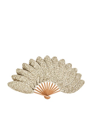 Large Palmette Glitter The Classic Format Fan Eva Ventai