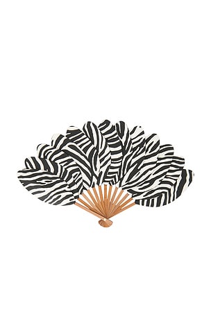 Large Palmette Leather The Classic Format Fan Eva Ventai