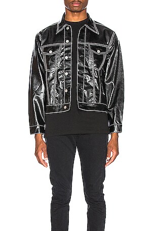 Eytys Buck Tar Coated Denim Jacket | WHAT'S ON THE STAR?