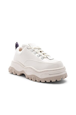 靴 Eytys angels patent leather sneaker Eytys Angel Patent Leather Sneaker - White – Kith