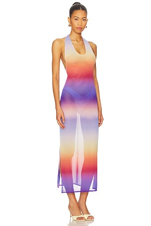 FAE Ava Maxi Dress in Purple. Size XS. Also