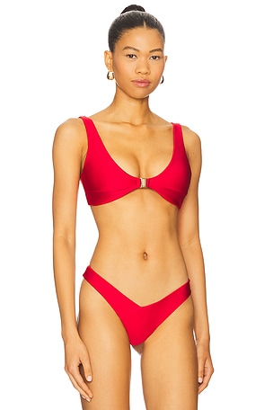 FAE Kendall Bikini Top in Red. Size XS. Also