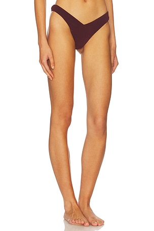 FAE Vada Bikini Bottom in Wine