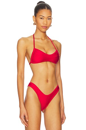 FAE Maya Bikini Top in Red. Size XS. Also