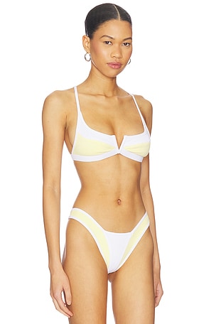 FAE Gypsy Top in Yellow,White