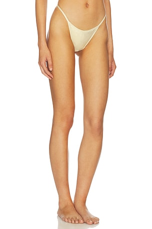 FAE Jones Bikini Bottom in Metallic Gold. Size XS. Also