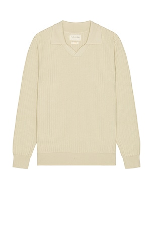 Clifford Knitted Ribbed Polo Far Afield