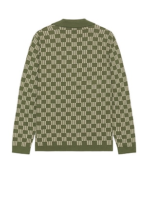 Far Afield Criss Cross Cardigan in Green