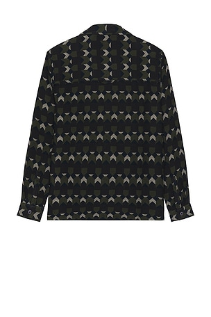 Far Afield Hiro Overshirt in Dark Green. Size XL/1X. Also