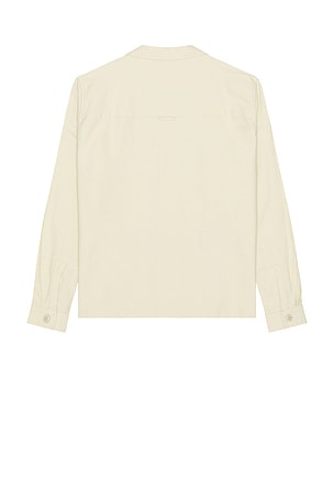 Far Afield Veloso Shirt in Cream. Size S. Also