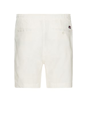 Faherty Essential Drawstring Short in White