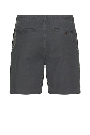 Faherty Essential Drawstring Short in Charcoal
