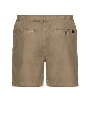 Faherty Essential Drawstring Short in Brown