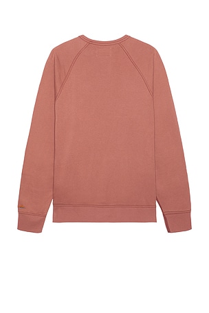 Faherty High Standard Fleece Crewneck in Pink