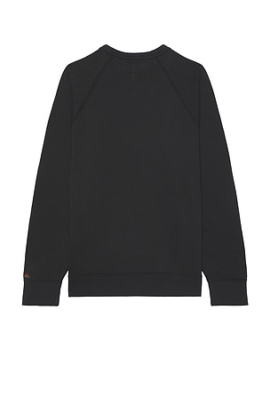 Faherty High Standard Fleece Crewneck in Black