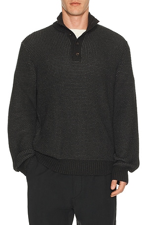 Quarter Button Sweater Faherty