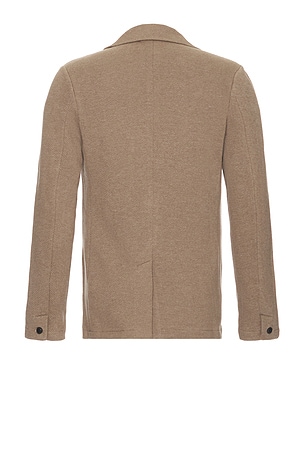 Faherty Inlet Knit Blazer in Brown