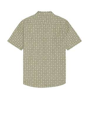 Faherty Short Sleeve Breeze Shirt in Green