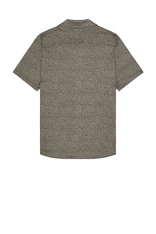 Faherty Short Sleeve Hermosa Shirt in Green