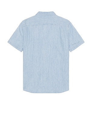 Faherty Tried And True Chambray Shirt in Blue