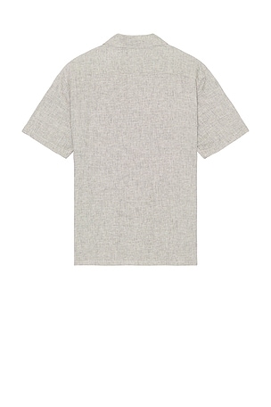 Faherty Breeze Camp Shirt in Grey