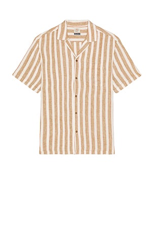 Palma Linen Camp Shirt Faherty