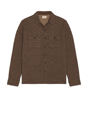 Epic Quilted Fleece Cpo Shirt Faherty