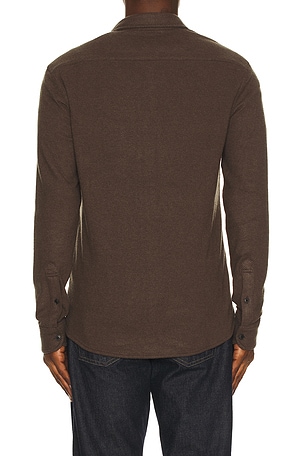 Faherty Legend Sweater Shirt in Brown. Size XL/1X. Also