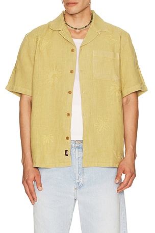 Short Sleeve Embroidered Shirt Faherty