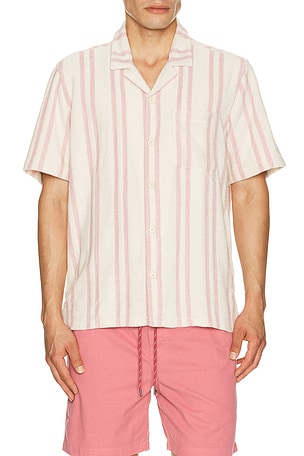 Short Sleeve Cabana Towel Terry Shirt Faherty