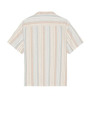 Faherty Faherty camisa campestre breeze en color beige talla XL/1X en Golden Beach Stripe - Beige