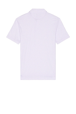 Faherty Short Sleeve Movement Pique Polo in Pink
