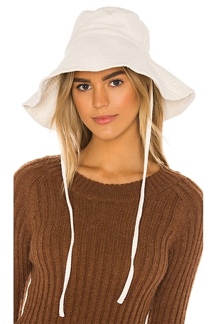 FAITHFULL THE BRAND Corduroy Sun Hat in Vanilla | REVOLVE display picture 2