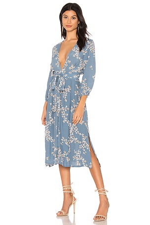 knee length dresses for ladies Chloé Midi Dress in Black – Silk and Petal co main image 1