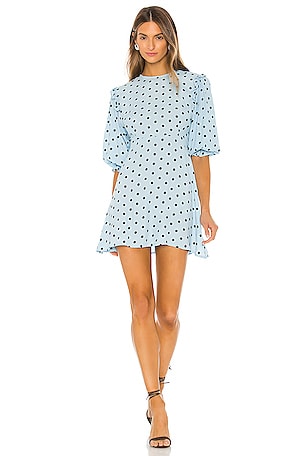 english factory striped mini dress English Factory