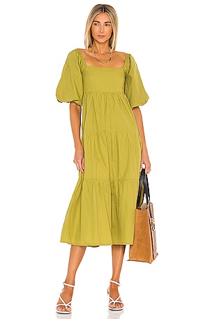 knee length dresses for ladies Faithfull the Brand Kiona Midi Dress in Milana Check – Coco & Lola main image 0