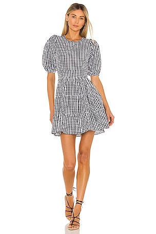 FAITHFULL THE BRAND Lizzy Mini Dress in Varsha Gingham | REVOLVE