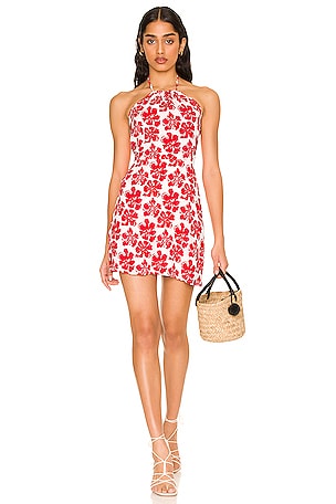 mini dress with long drape Draped Mini Dress with Train 6 / NOIR