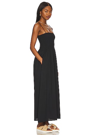 FAITHFULL THE BRAND Tergu Maxi Dress in Black