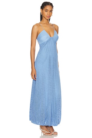 FAITHFULL THE BRAND Ciele Maxi Dress in Blue