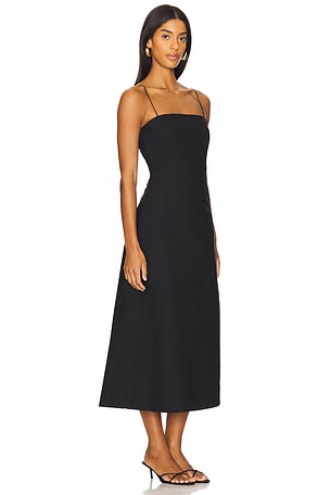 FAITHFULL THE BRAND Ostano Dress in Black