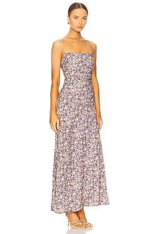 FAITHFULL THE BRAND Clara Maxi Dress in Purple