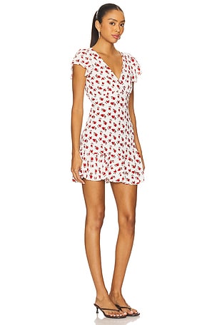FAITHFULL THE BRAND Alba Mini Dress in White