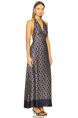 FAITHFULL THE BRAND Elidia Maxi Dress in Black. Size XS. Also