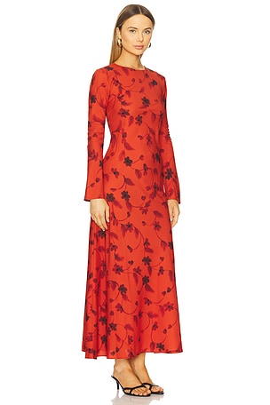 FAITHFULL THE BRAND Mesa Maxi Dress in Orange
