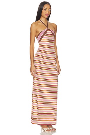 FAITHFULL THE BRAND Axel Maxi Dress in Pink