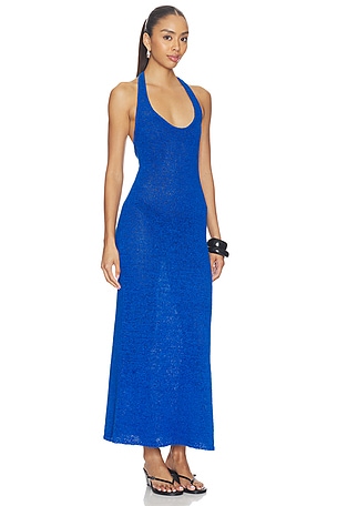 FAITHFULL THE BRAND Bianca Maxi Dress in Royal