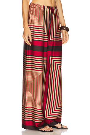 FAITHFULL THE BRAND Jensen Pant in Red